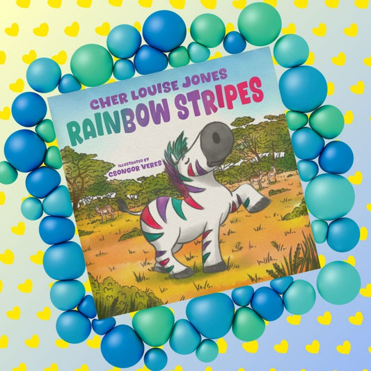 Rainbow Stripes by Cher Louise Jones Paperback anxiety and depresson in children