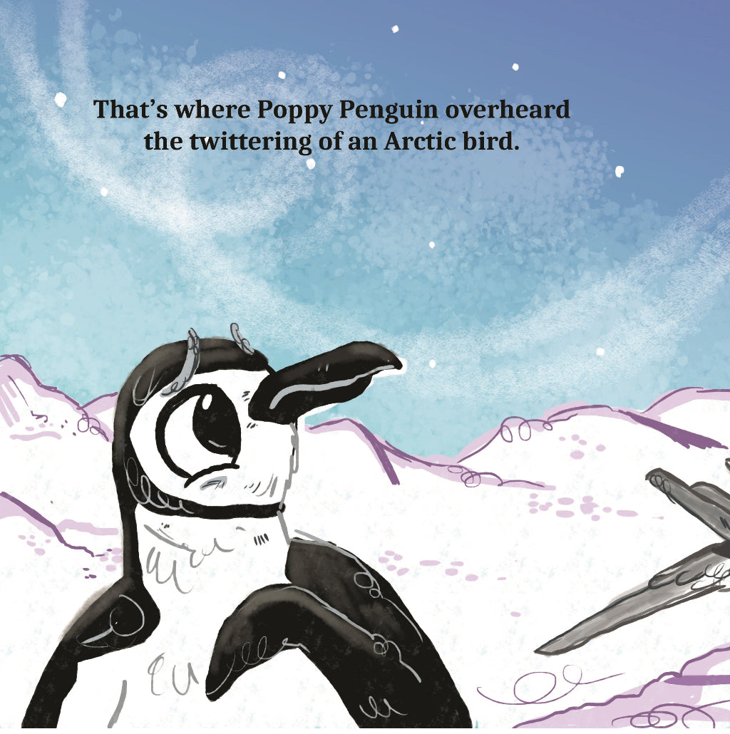 Santa Claus Whispers by Cher Louise Jones Children's picture books Penguin journeys across the world to become an elf.