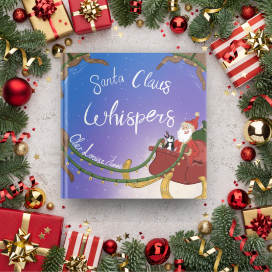 Santa Claus Whispers by Cher Louise Jones  Paperback Father Christmas Penguin Elf Birds North Pole Animals South Pole Santa Claus Whispers by Cher Louise Jones Children's picture books Penguin journeys across the world to become an elf.