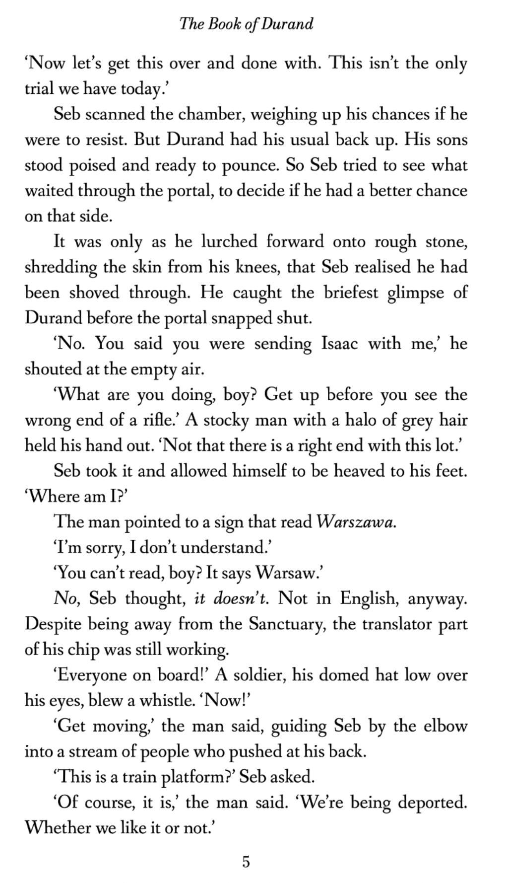 The Book of Durand Paperback The Escaping Sanctuary Collection Dystopian Sci-fi World War 2