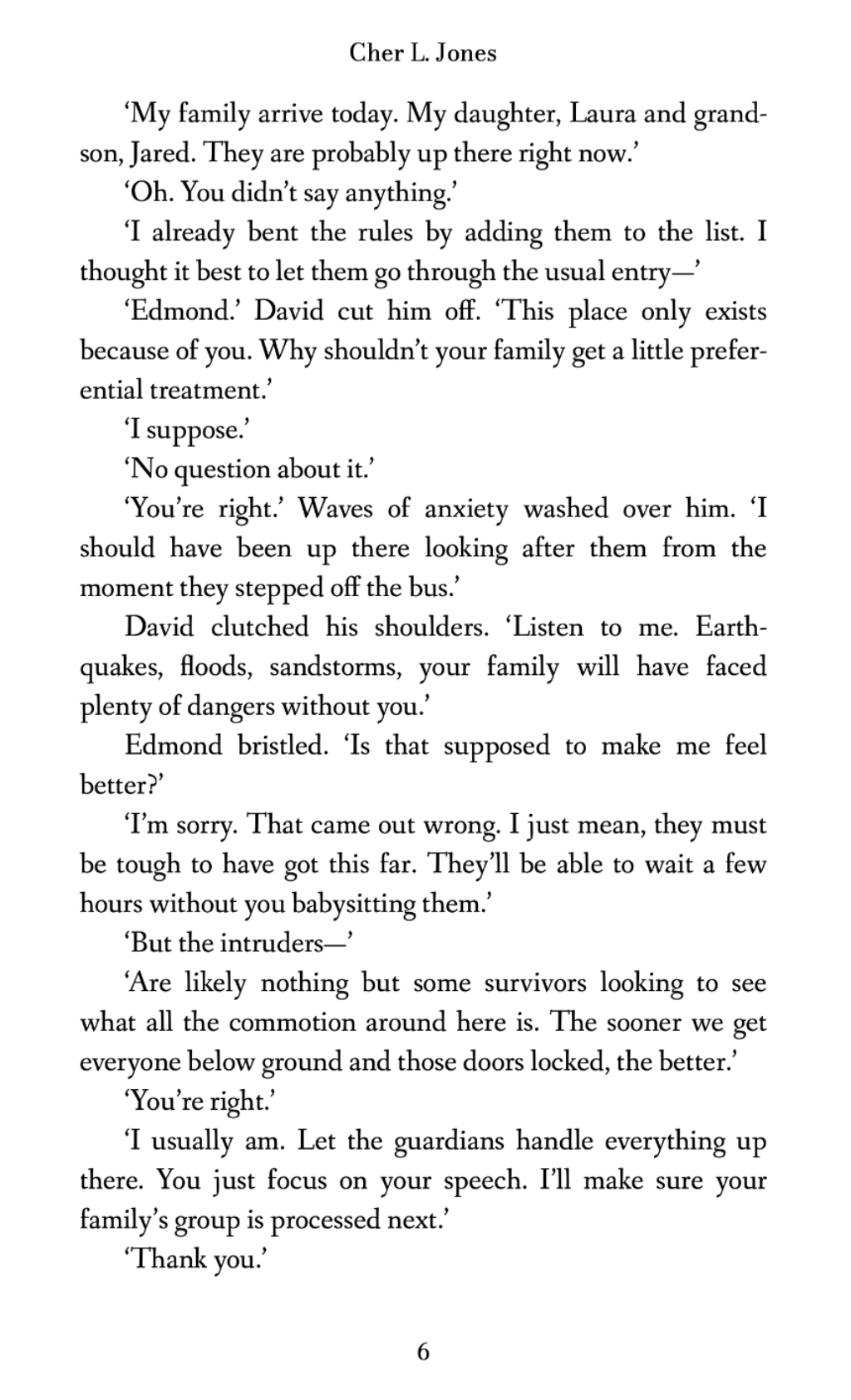 The Book of Jared By Cher L. Jones Look Inside Page Dystopian Sci-fi Science Fiction Time travel Salt Mines Poland