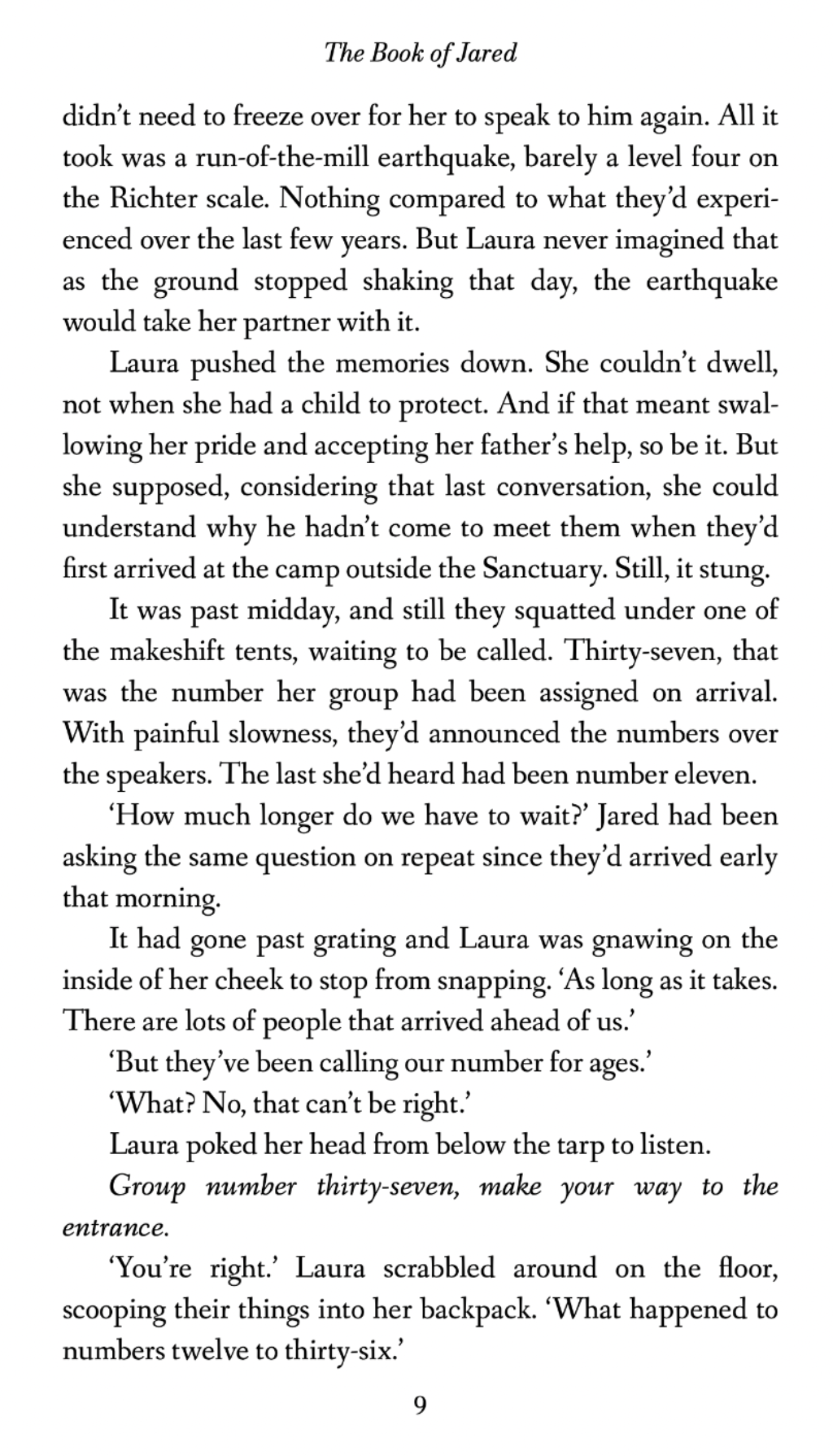 The Book of Jared By Cher L. Jones Look Inside Page Dystopian Sci-fi Science Fiction Time travel Salt Mines Poland