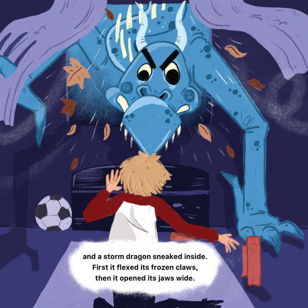 The Storm Dragon by Cher Jones Illustrated by Lee Dixon Problems and Mistakes Family Values Telling the Truth Knights Wizards Warriors Magic