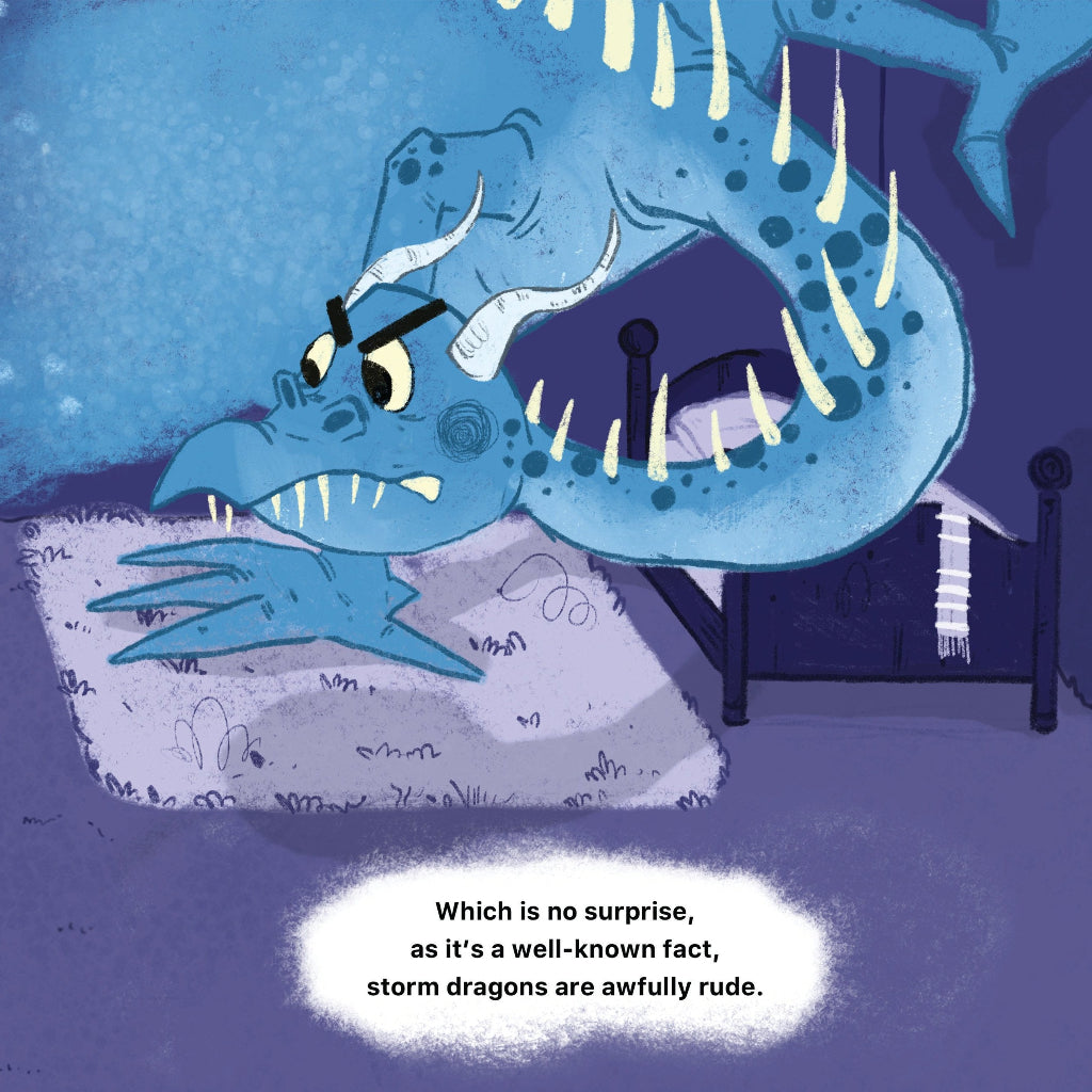 The Storm Dragon by Cher Jones Illustrated by Lee Dixon Problems and Mistakes Family Values Telling the Truth Knights Wizards Warriors Magic