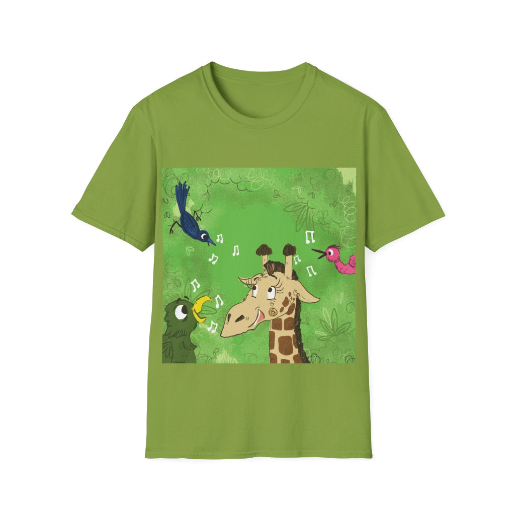 Walk Tall Unisex Softstyle Giraffe T-Shirt Cher Louise Jones Lee Dixon