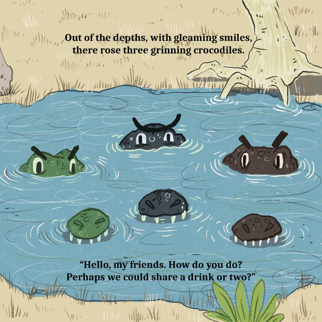 Walk Tall by Cher Louise Jones Illustrated by Lee Dixon Bullying Self Esteem Illustrated Picture Book Giraffes Lions Crocodiles Hippos Savanna Kenya children's picture book about giraffes and other African animals