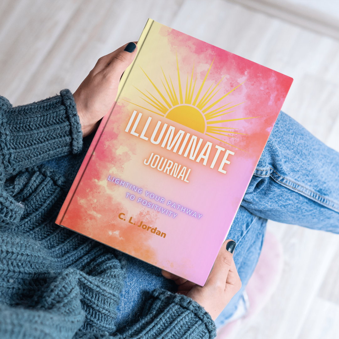 Illuminate Journal held in two hands