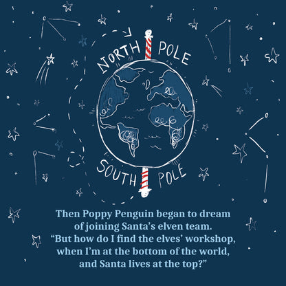 Santa Claus Whispers by Cher Louise Jones Page Paperback Penguin Elf Father Christmas North Pole South Pole Illustrated Children's Book Santa Claus Whispers by Cher Louise Jones Children's picture books Penguin journeys across the world to become an elf.