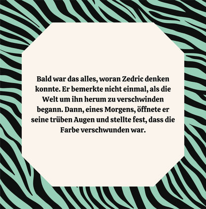Rainbow Stripes by Cher Louise Jones German Zebra Jungle Animals Anxiety and Depression