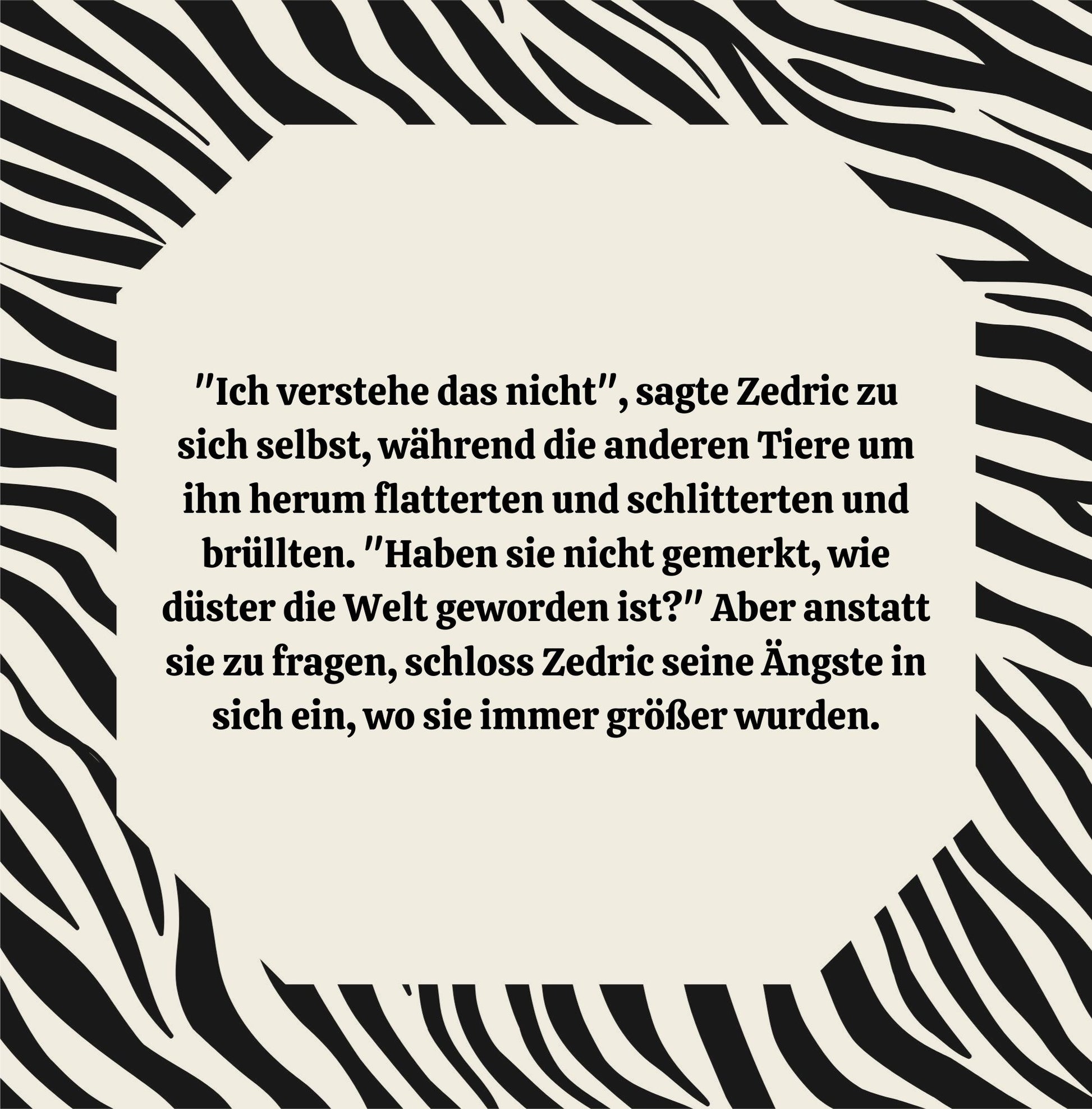 Rainbow Stripes by Cher Louise Jones German Zebra Jungle Animals Anxiety and Depression