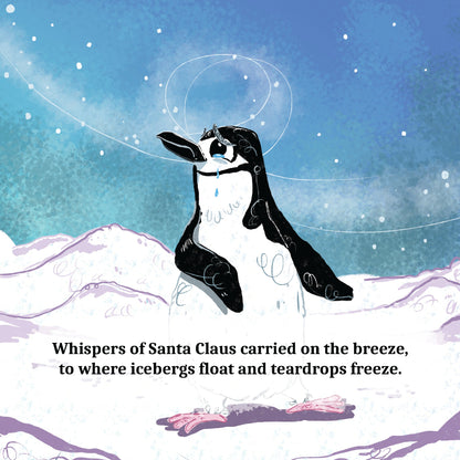 Santa Claus Whispers by Cher Louise Jones Page Paperback Penguin Elf Father Christmas North Pole South Pole Children's picture books Penguin journeys across the world to become an elf.