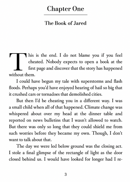 The Book of Jared By Cher L. Jones Look Inside Page Dystopian Sci-fi Science Fiction Time travel Salt Mines Poland